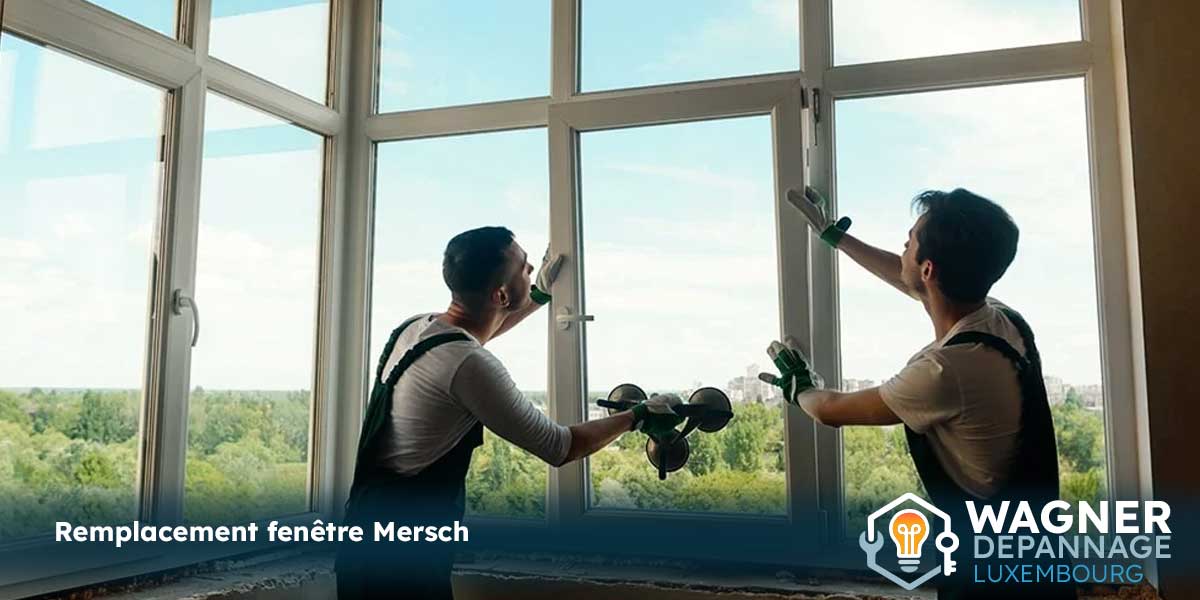 Remplacement de fenêtres simple, double ou triple vitrage Mersch